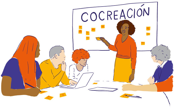 Image 2.2: People engaged in he co-creation process