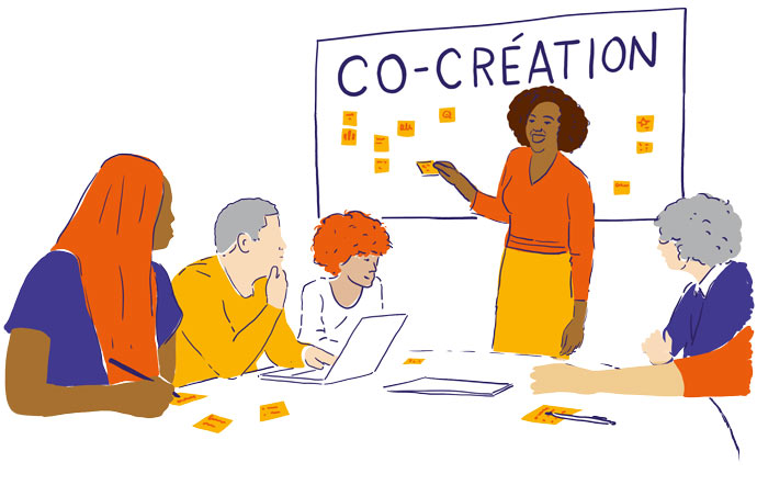 Image 2.2: People engaged in he co-creation process
