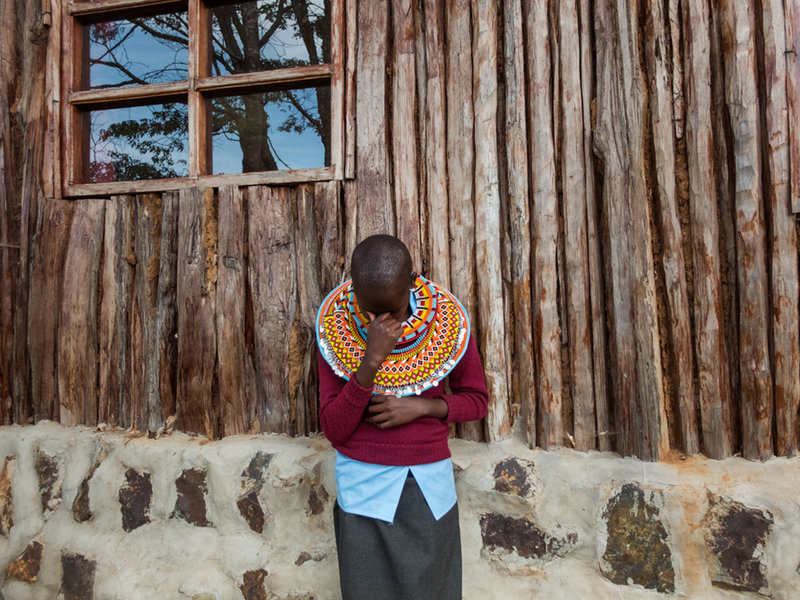 Naramat: "I'm at the Samburu Girls Foundation because I had many challenges at home. I wanted to go to school but no one would take me there. I am at peace because I am in school now. I want to be a teacher. A girl can be educated and be someone, like any other person in the world." Angela/Too Young To Wed/Samburu Girls Foundation