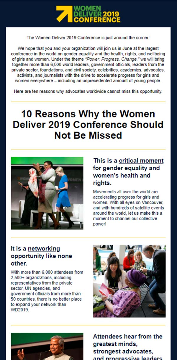 10 Reasons Why the Women Deliver 2019 Conference Should Not Be Missed