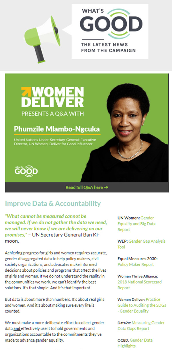 What's Good: Your Guide to Data & Accountability