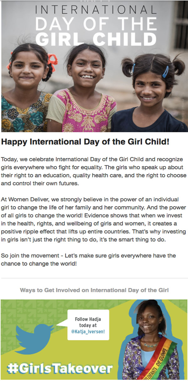 Who Runs the World? Girls! Happy International Day of the Girl Child