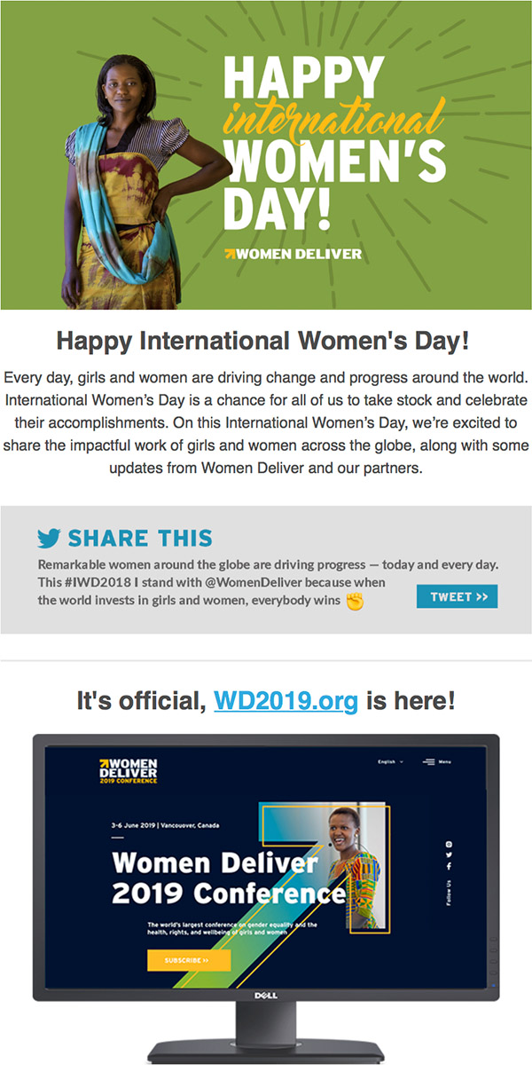Big Announcements this International Women's Day