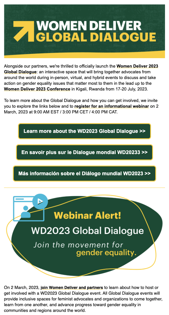 WD2023 Global Dialogue: Help Us Drive Progress on Gender Equality ✊
